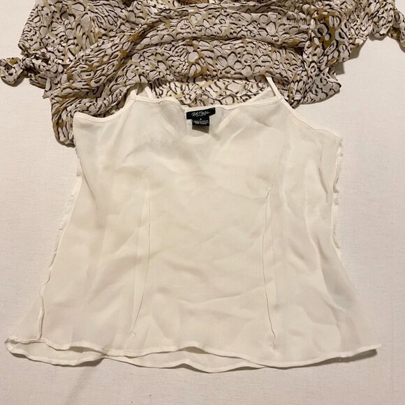 Bob Mackie Leopard Print w Built in Tank Top Womans Size 6 - Picture 9 of 16